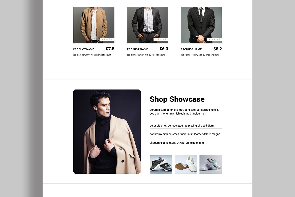ECommerce Website Landing Page, a Landing Page Template by MightyDesign (Photo 4 of 8)
