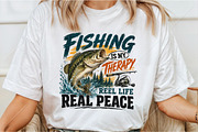 Vintage Fishing is My Therapy PNG, a Seasonal Illustration by Canvas Craft (Thumbnail 3 of 6)