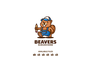 Beaver Logo, a Design Template by artchiles_design