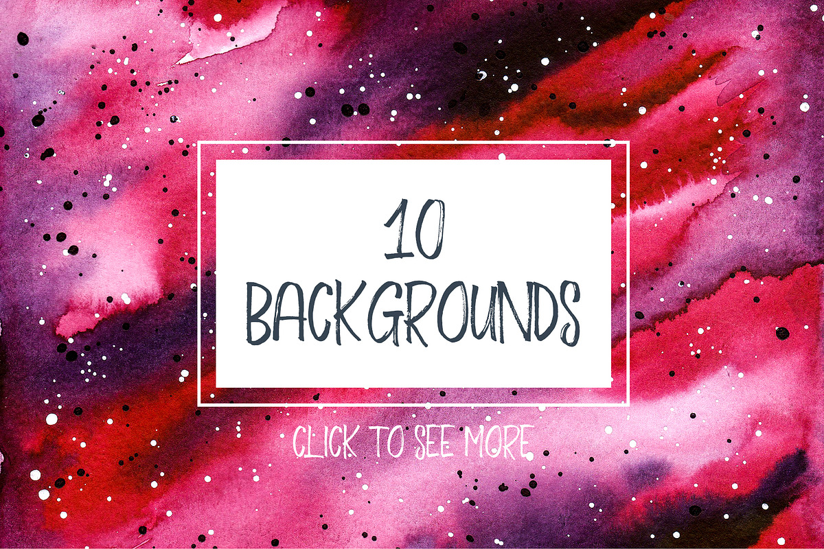 Space Travel - watercolor collection, a Texture Illustration by Alina Sh (Photo 9 of 11)