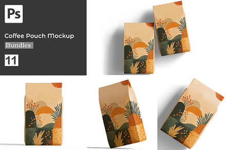Coffee Pouch Mockup Bundles