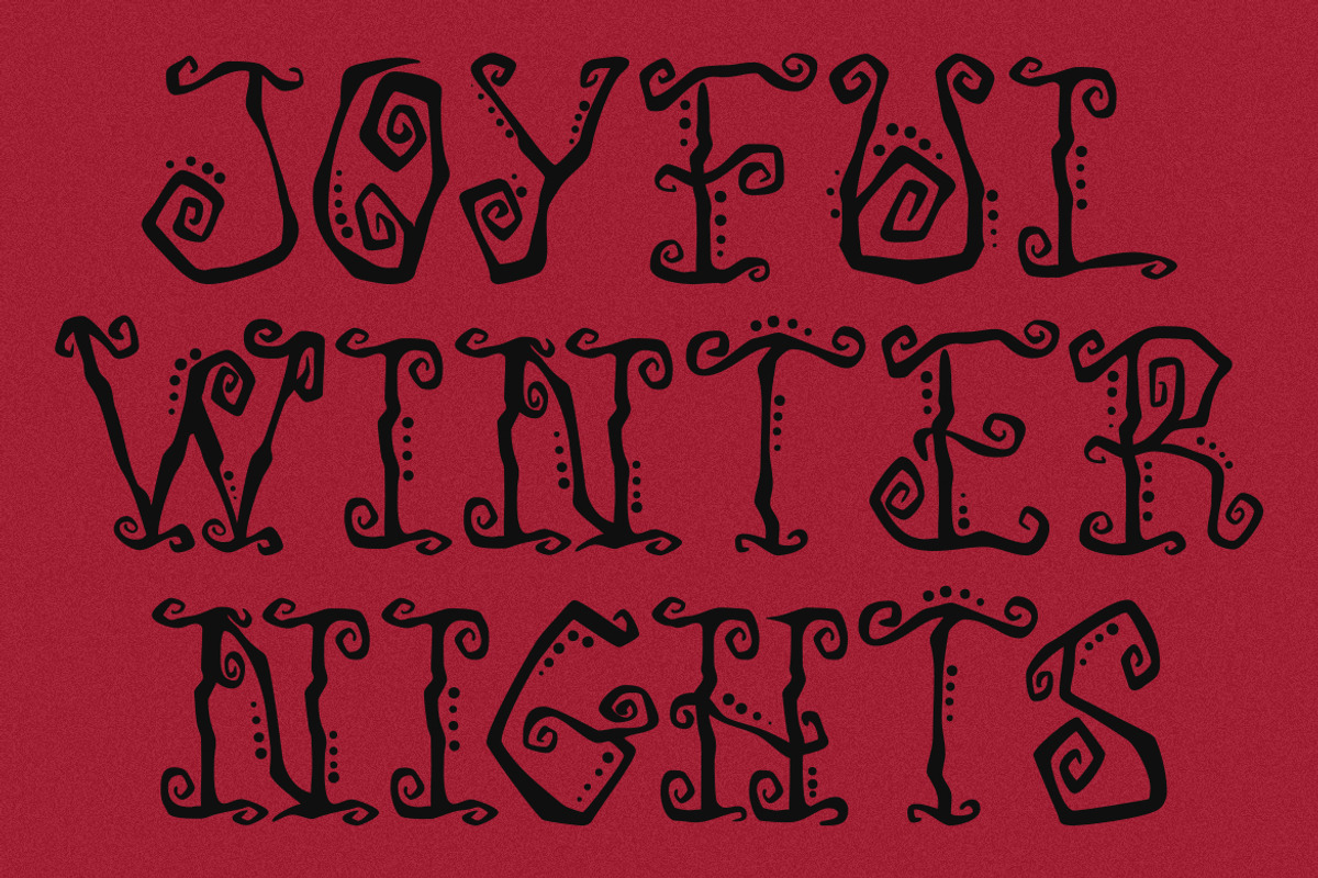 GF Magjike - Swirly Display Font, a Handwritten Font by GroovyFontCo (Photo 4 of 7)