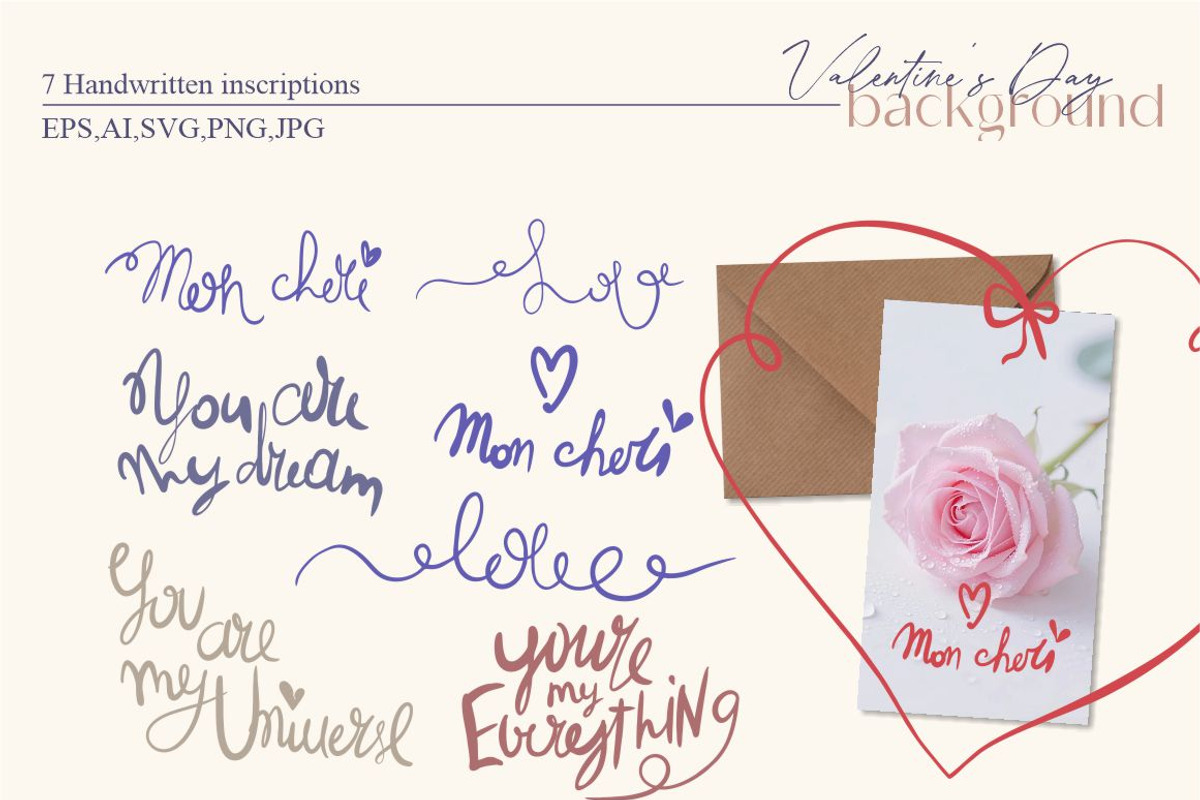 Valentine's Day - background, a Background Graphic by Collection by VY (Photo 7 of 9)