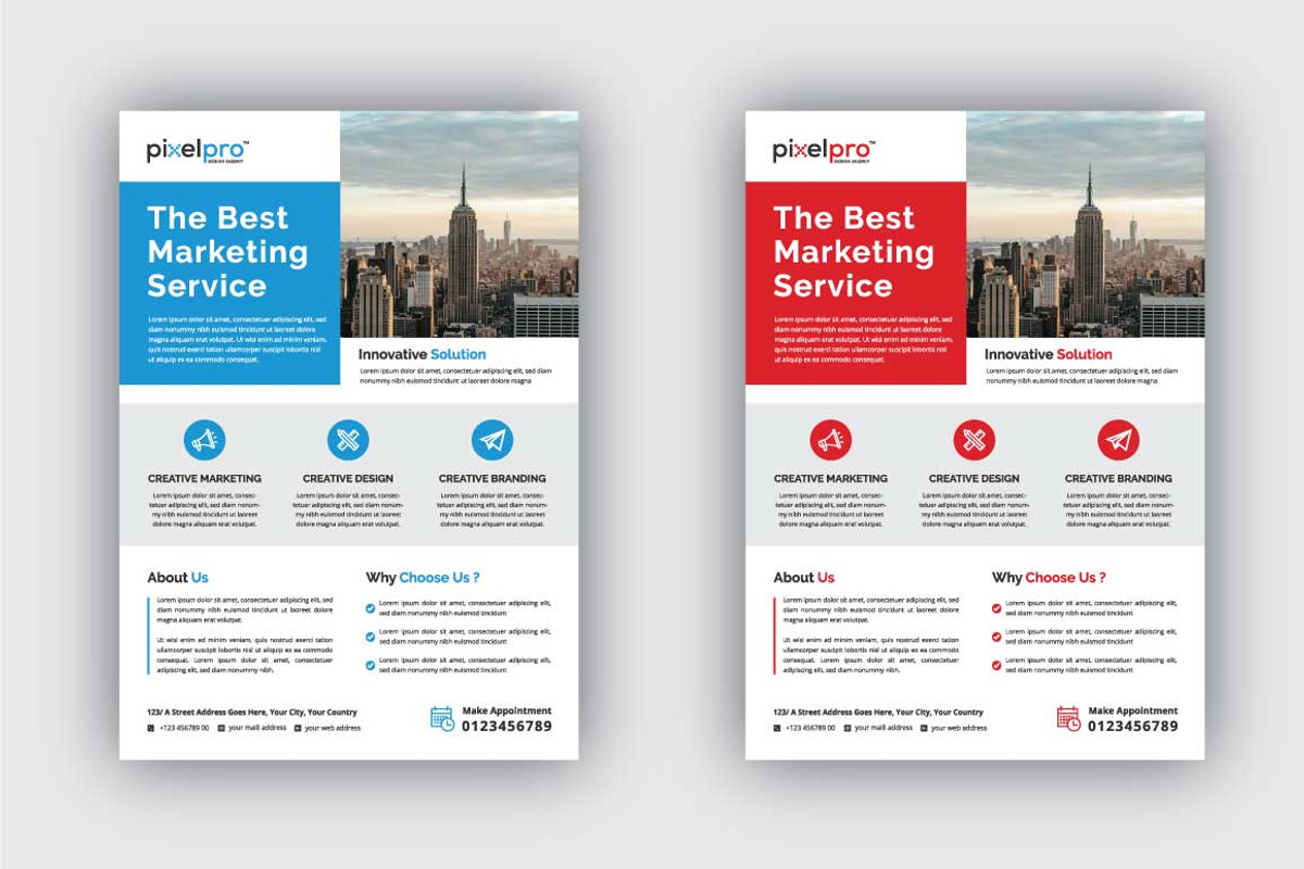 Minimal Business Flyer Design, a Flyer Template by Pixel Pro (Photo 1 of 2)