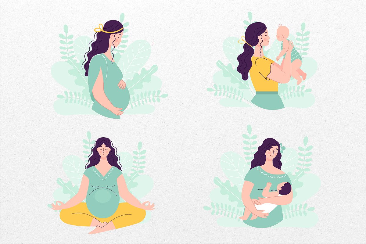 Happy pregnancy and motherhood, a Decorative Illustration by My May Art (Photo 7 of 18)