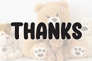 Cute Bear | Script Font, a Script Font by Scratchones (Thumbnail 8 of 8)