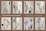 Neutral Modern Abstract Illustration, a Decorative Illustration by Housui Patterns (Thumbnail 6 of 9)