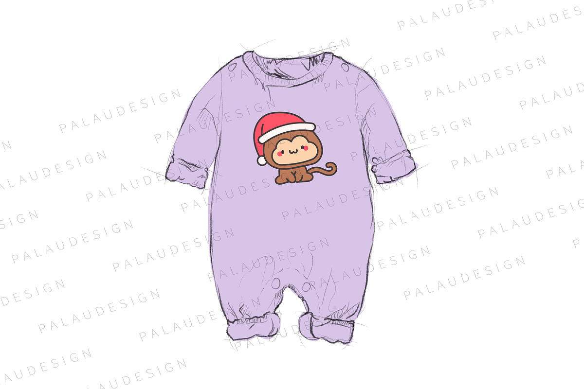 Cute Kawaii Animals Christmas, an Animal Illustration by Palau (Photo 8 of 12)