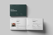 Brand Guidelines Template Landscape, a Brochure Template by DesignCrest (Thumbnail 5 of 21)