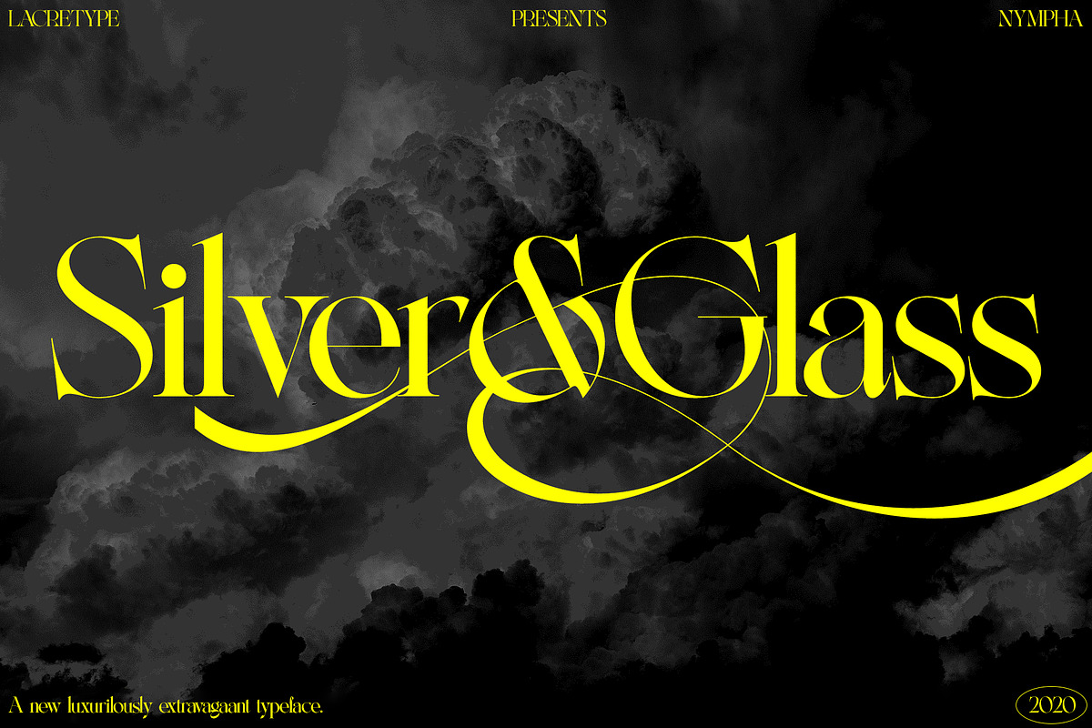 Nympha Luxurious Font - Regular, a Font by Lacre Type Foundry (Photo 2 of 3)