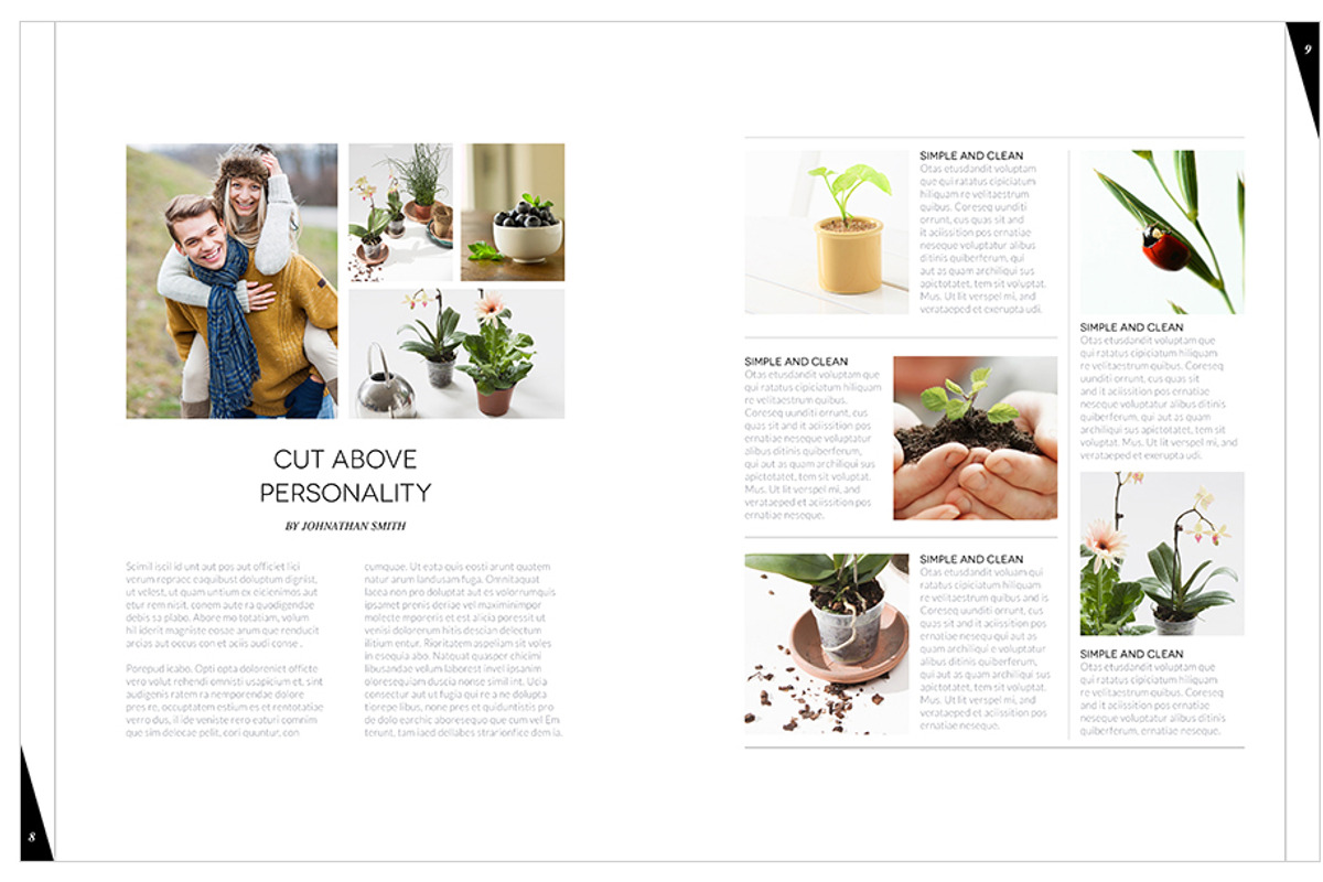 Magazine Template InDesign 12, a Magazine Template by Love Graphic Design (Photo 13 of 20)