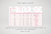 Digital To-Do List Google Sheets, a Templates & Theme by BRANDcontent (Thumbnail 5 of 8)