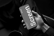 Hand Holding Smartphone Screen Mock, a Product Mockup by graphypix (Thumbnail 4 of 4)