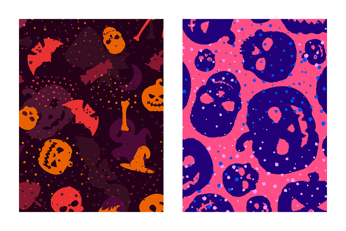 Halloween patterns, a Pattern Graphic by Hellgram (Photo 6 of 6)