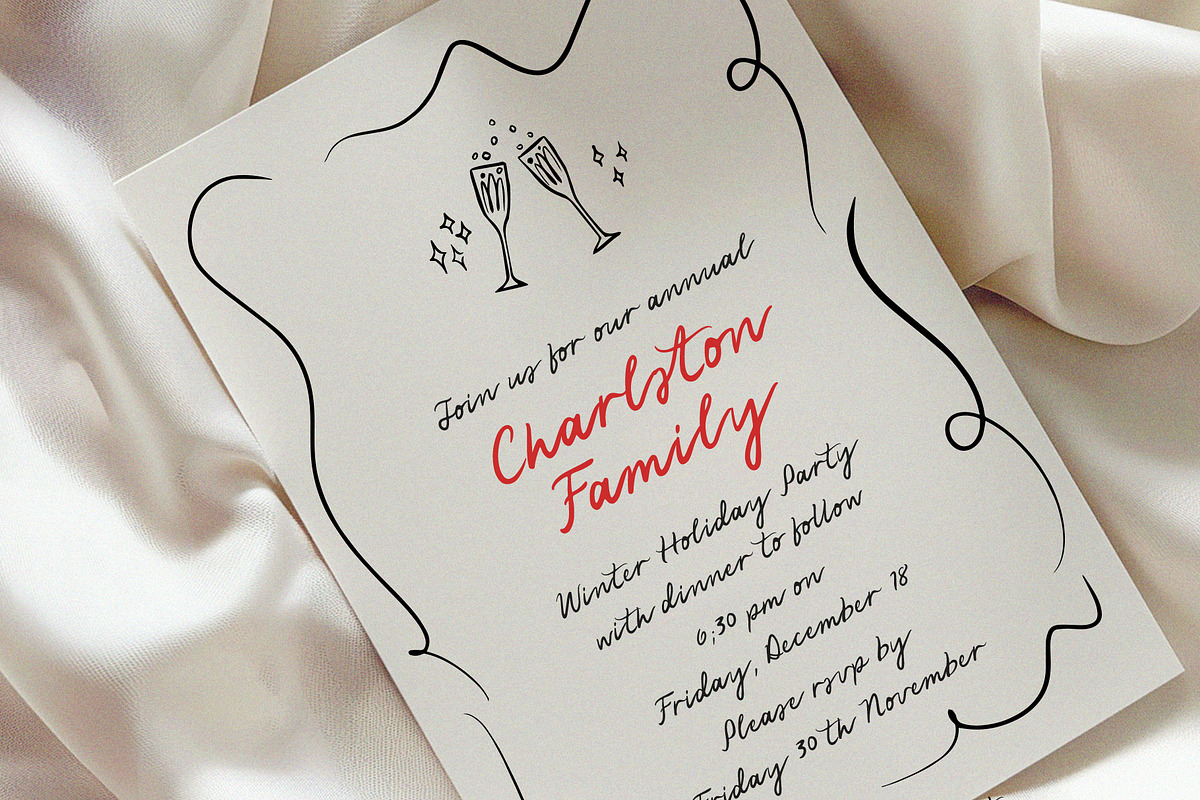 Hand Drawn Whimsical Christmas | SVG, a Seasonal Illustration by Calamar Studio (Photo 18 of 25)