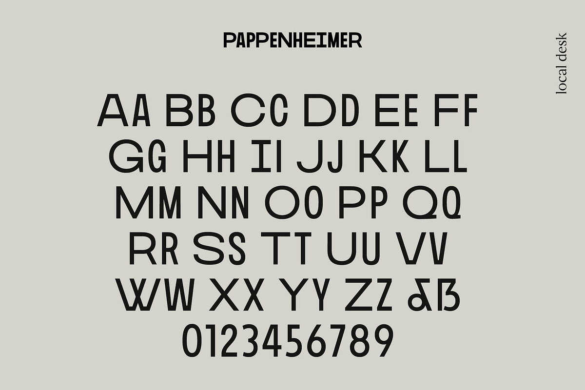 Pappenheimer – A Fresh Sans, a Sans Serif Font by Local Desk Designstudio (Photo 15 of 20)