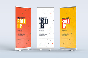 Roll Up Banner Mockup