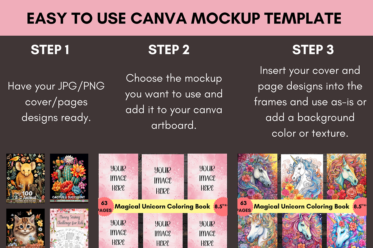 Book Mockup Templates for KDP A Plus, a Merchandise Mockup by LA Design (Photo 8 of 10)
