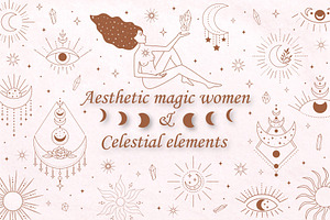 Magic Women & Celestial elements