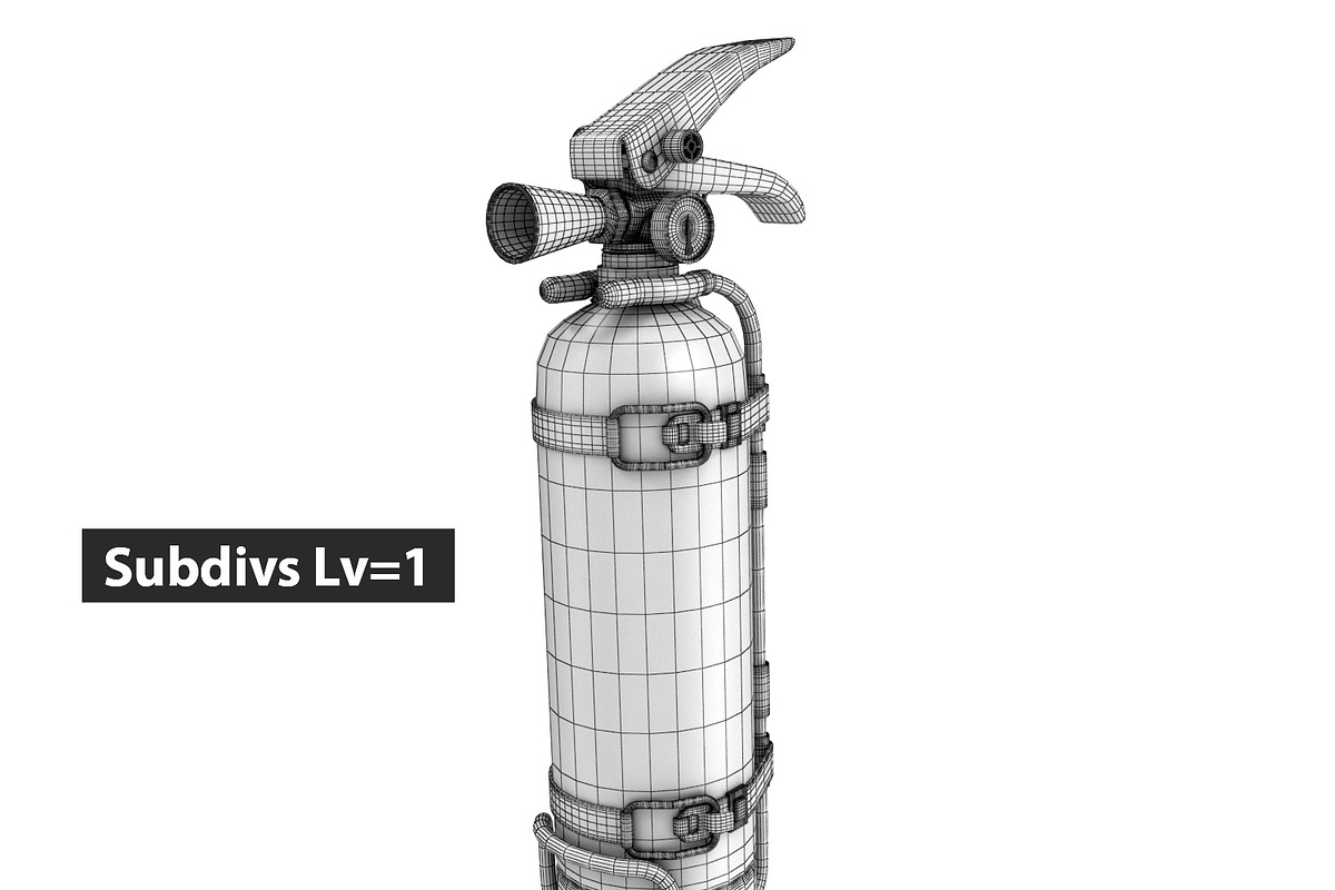 Fire Extinguisher, an Object 3D Model by Tedi Permana (Photo 6 of 11)