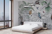 Wallpaper mockup | Luxury bedroom, a Household Mockup by Hunny Badger (Thumbnail 5 of 6)