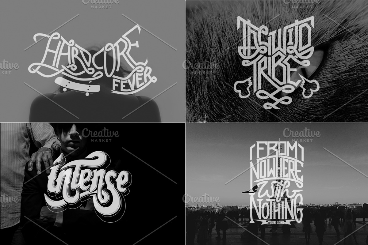 Hand Lettering Vector Pack preview 3
