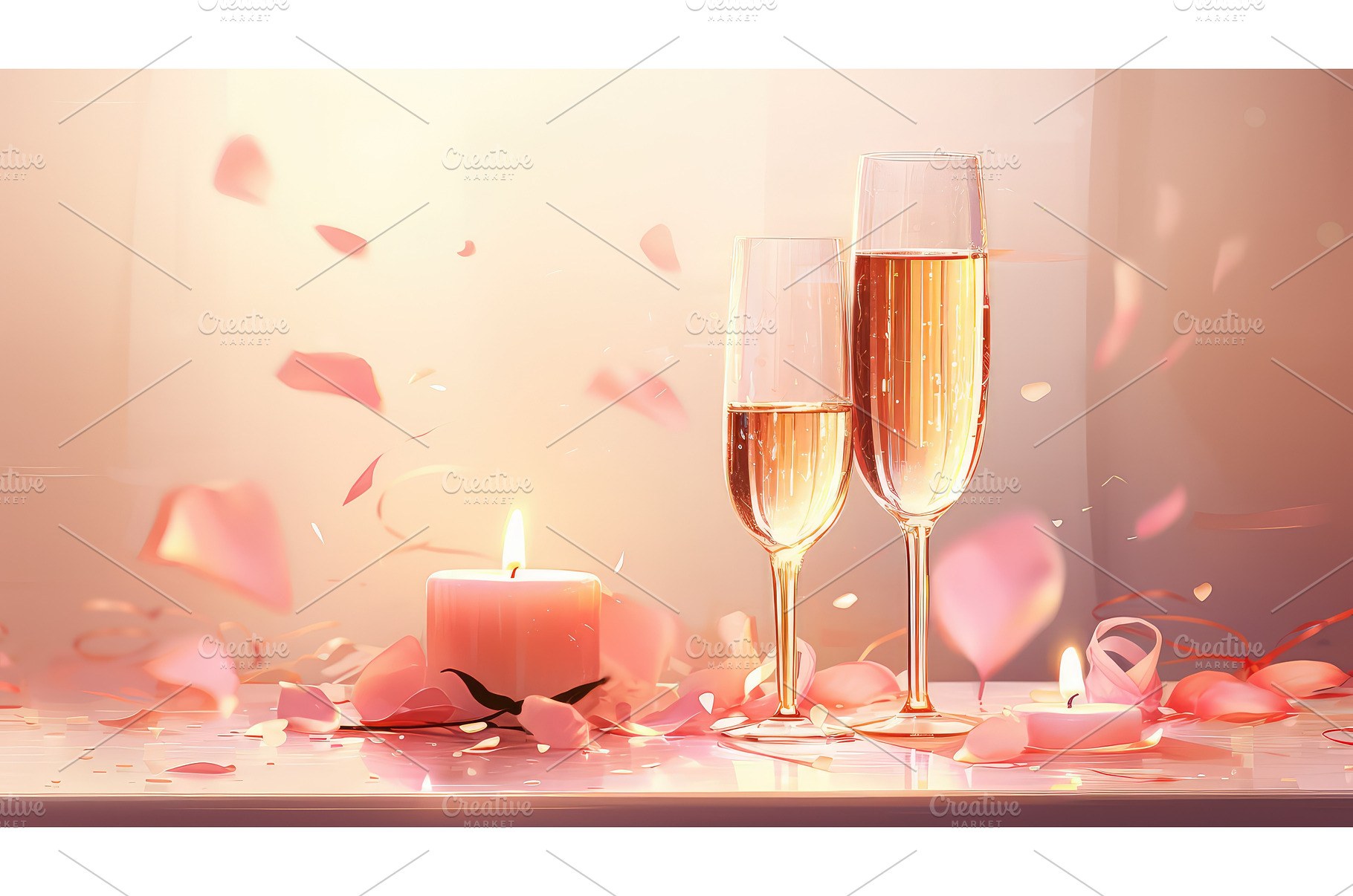 clipromantic champagne glass clipart, a Food & Drink Photo by pikepicture