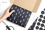 Mailer Box Tissue Paper Mockup Set, a Packaging Mockup by creatsy5 (Thumbnail 9 of 13)