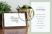 Gold Frame Mockup 3x2 Landscape#A, a Print Template by Julia Jane Creative (Thumbnail 2 of 5)