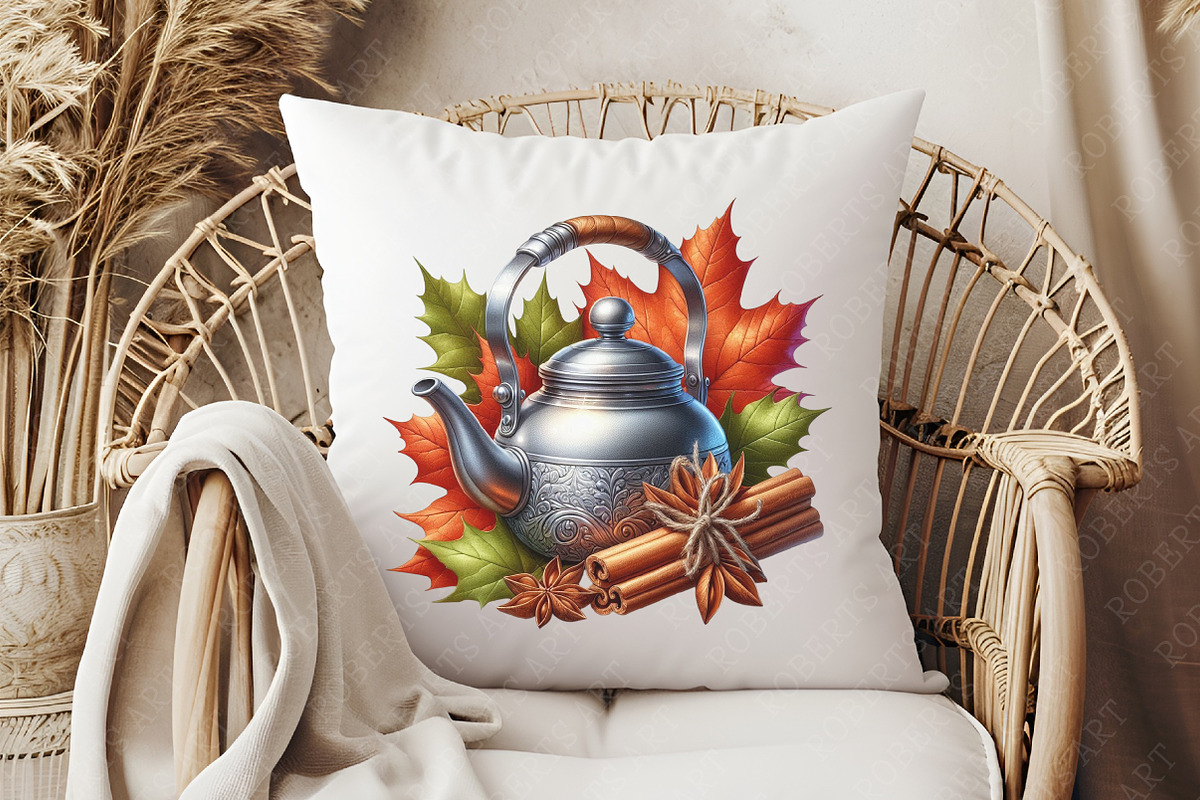 Silver Vintage Aesthetic Autumn Png, an Illustration by RobertsArt (Photo 6 of 7)