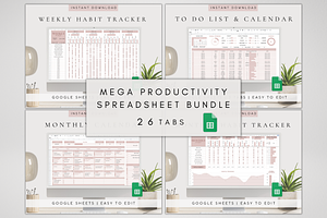 Mega Productivity Planner Kit