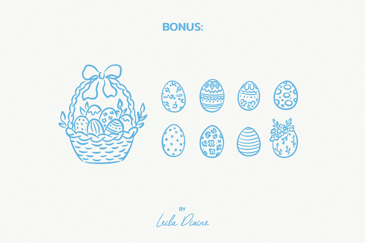 Hand Drawn Whimsy Spring, an Object Graphic by Leila Divine (Photo 17 of 21)