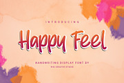 Happy Feel -Handwriting Display Font, a Handwritten Font by RHD Creative Studio (Thumbnail 1 of 12)