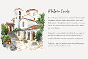 90 watercolour Greece clip art, a Seasonal Illustration by Poppy Lane Studio (Thumbnail 8 of 12)