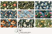 80 vintage birds seamless pattern, a Pattern Graphic by Poppy Lane Studio (Thumbnail 4 of 11)
