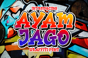 Ayam Jago Graffiti Font