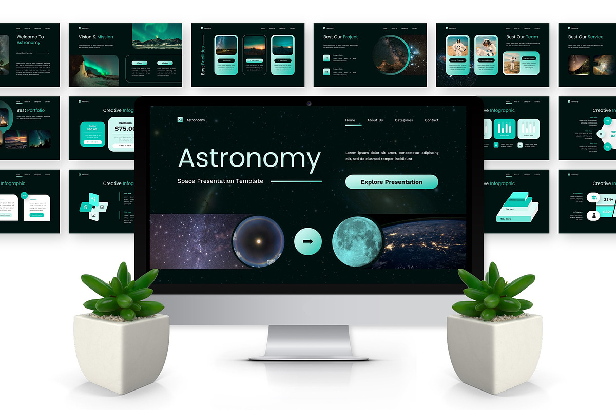 Astronomy - Space Keynote preview 2