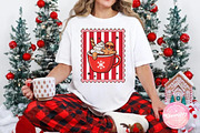 Christmas Hot Chocolate Coquette, an Illustration by CreationArt (Thumbnail 4 of 4)