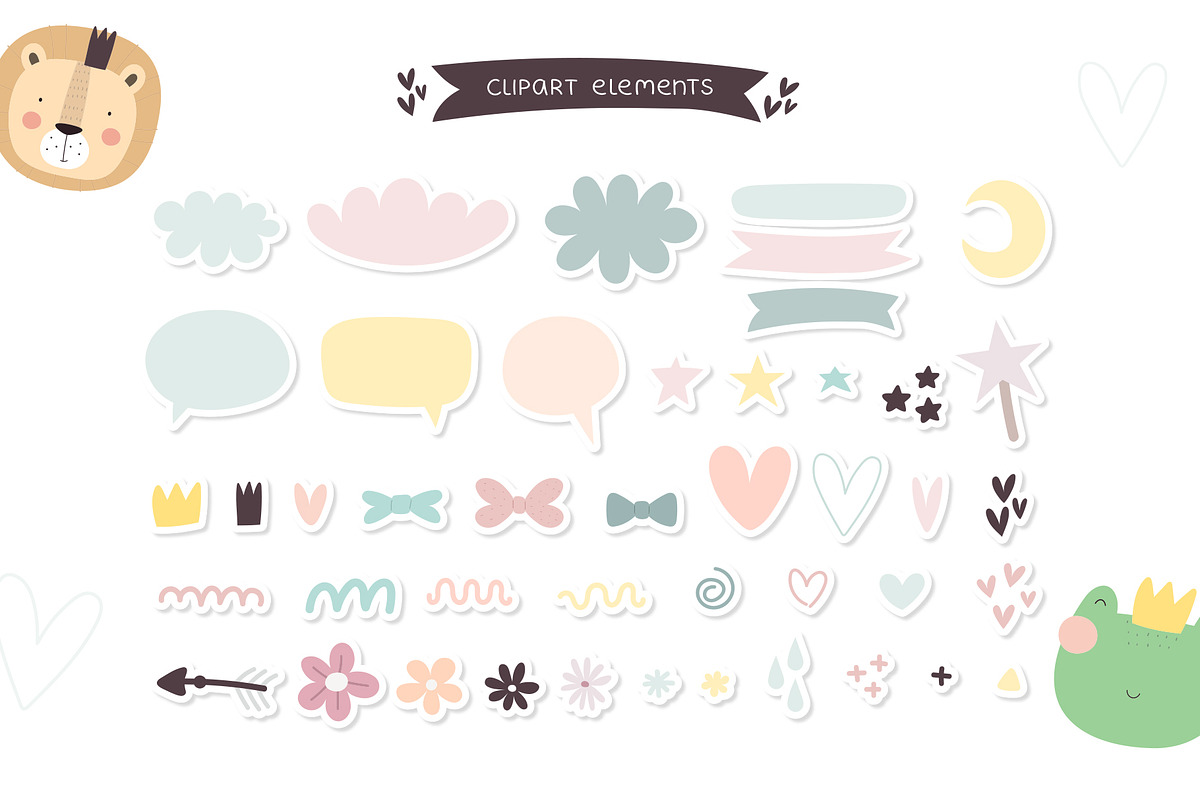Cute Animals, a Background Graphic by AnnieArt (Photo 3 of 7)