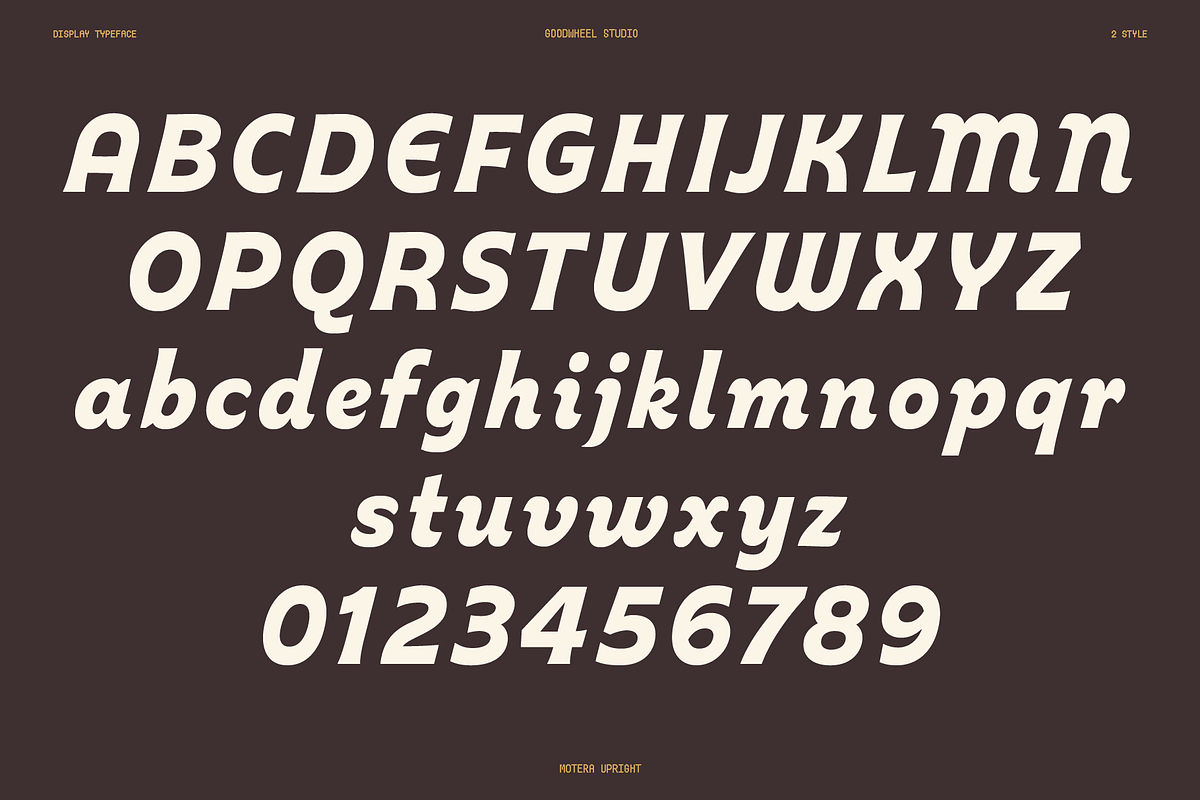 Motera, a Sans Serif Font by Goodwheel Studio (Photo 6 of 11)