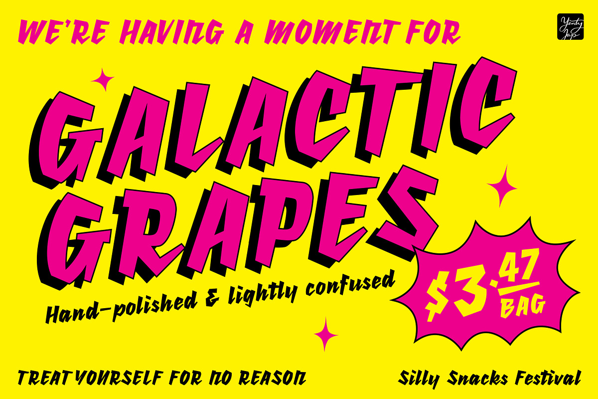 YJC Volt Swing Font, a Script Font by YENTY JAP CO (Photo 3 of 6)
