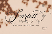 Scarlett | Elegant Calligraphy Font, a Script Font by It's Latsayz (Thumbnail 3 of 7)