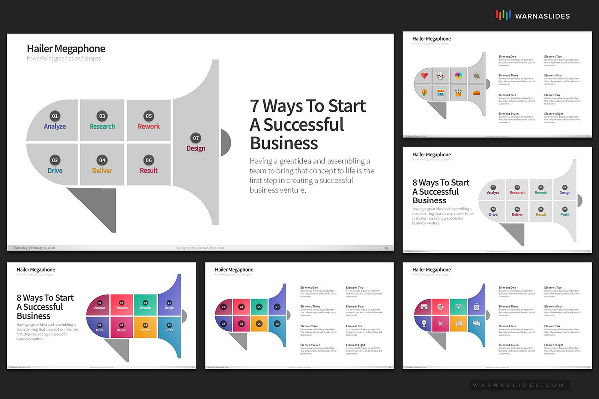 Megaphone/Hailer PowerPoint Templates