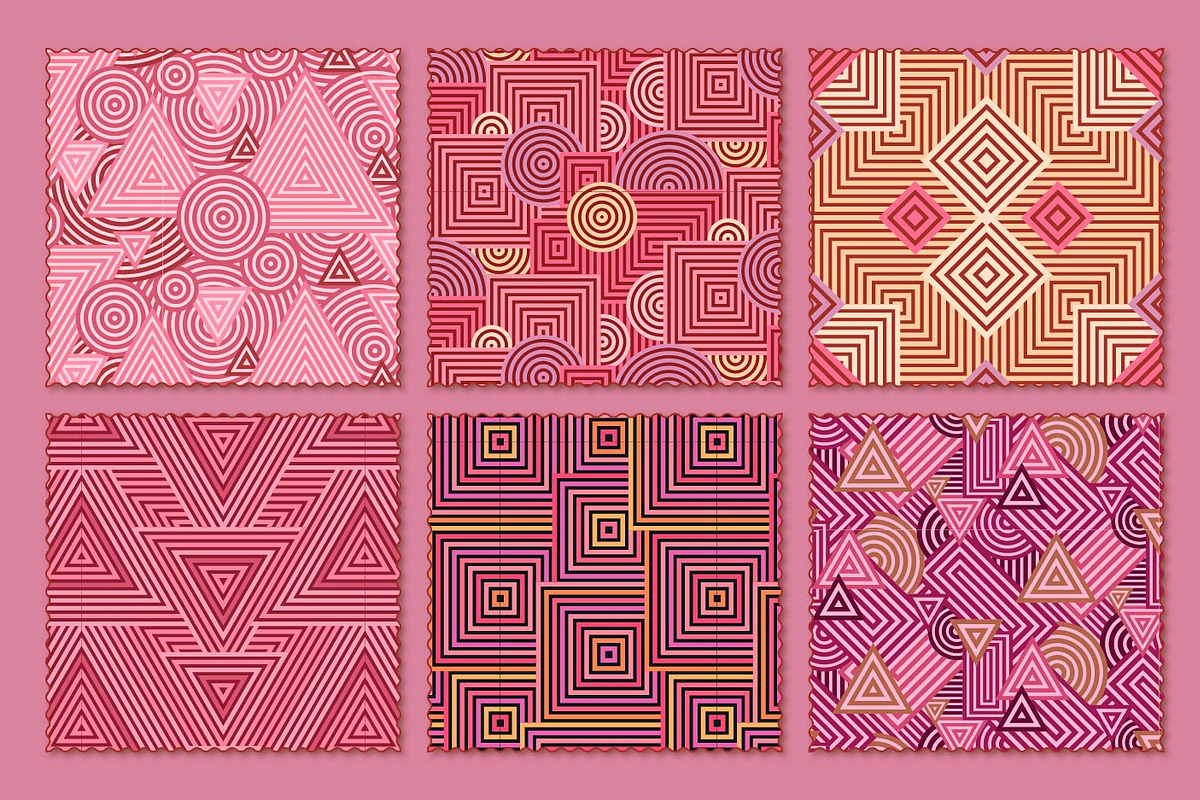 Retro Geo 03, a Pattern Graphic by Crystal Line (Photo 5 of 7)