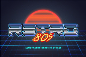 80s Retro Illustrator Styles