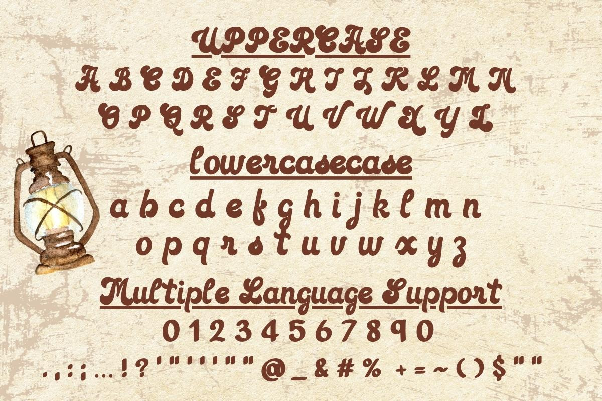 Vintage Retro - Handwritting, a Handwritten Font by Charmingbear59.design (Photo 5 of 5)