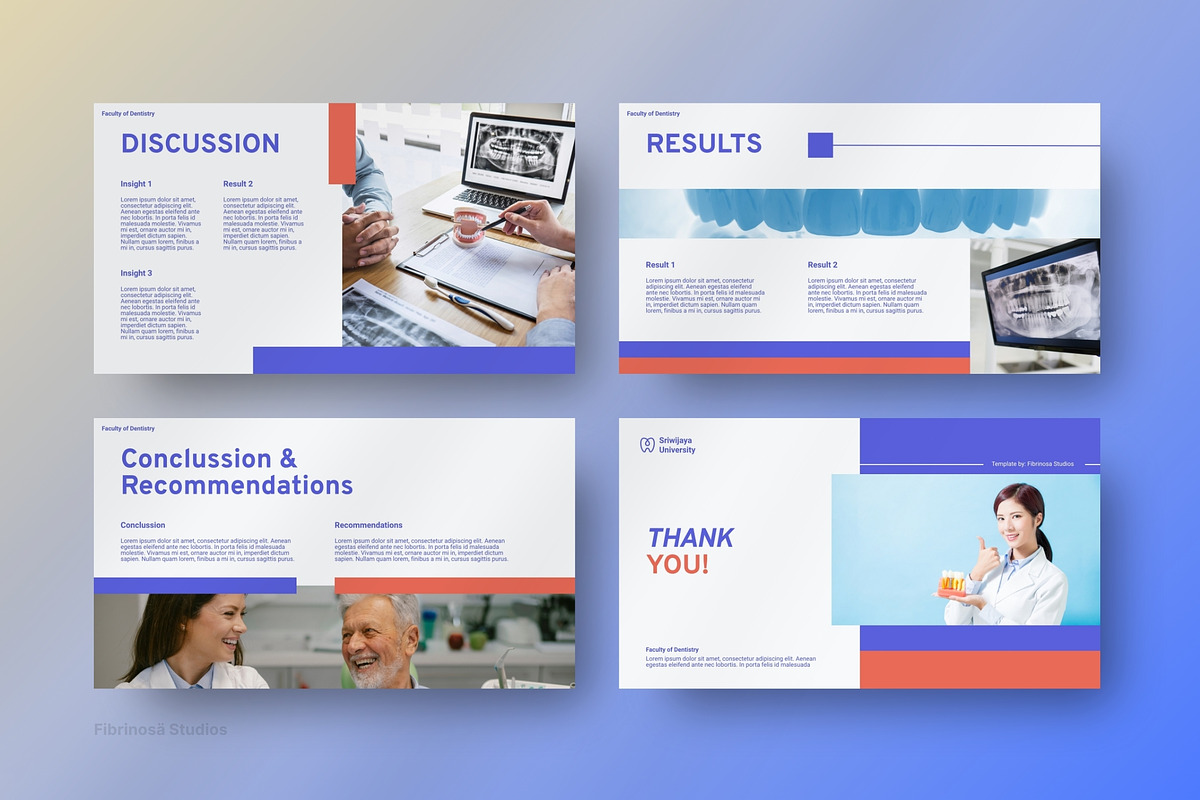 Dentistry Thesis Defense PowerPoint, a Presentation Template by FIBRINOSÄ (Photo 4 of 6)