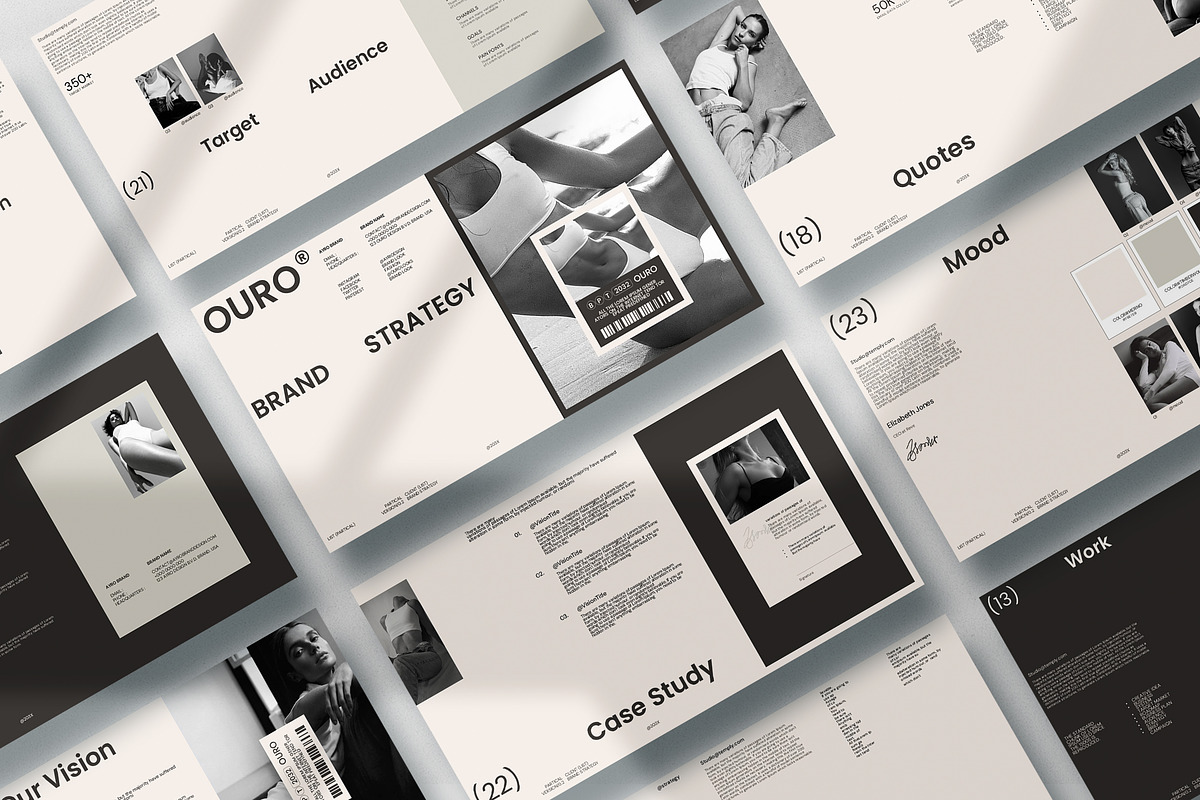 Ouro Brand Strategy Presentation, a Presentation Template by Studio Temply (Photo 2 of 12)