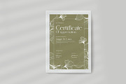 Green Floral Certificate, a Stationery Template by Neermana (Thumbnail 4 of 4)