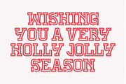 Holly Jolly - Condensed Display, a Slab Serif Font by Pian45 Studio (Thumbnail 2 of 6)